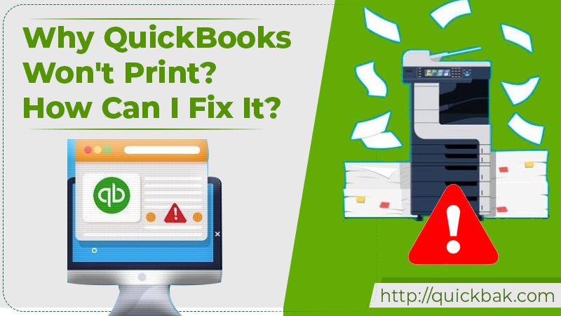 Why QuickBooks Won’t Print? How Can I Fix It?